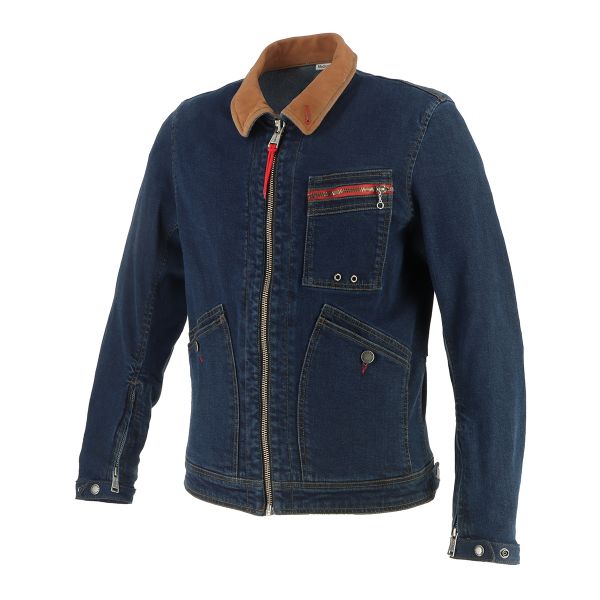 Helstons James Denim Blue Dirty
