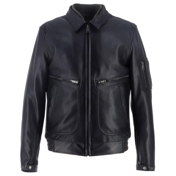 Motorcycle Jackets Helstons Jet Leather Rag Black