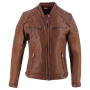 Motorcycle Jackets Helstons Jody Leather Soft Tan Cir