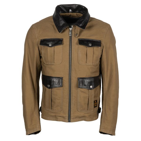 Motorcycle Jackets Helstons Joey Coton Leather Kraft Brown Motorcycle Jackets Helstons Joey Coton Leather Kraft Brown