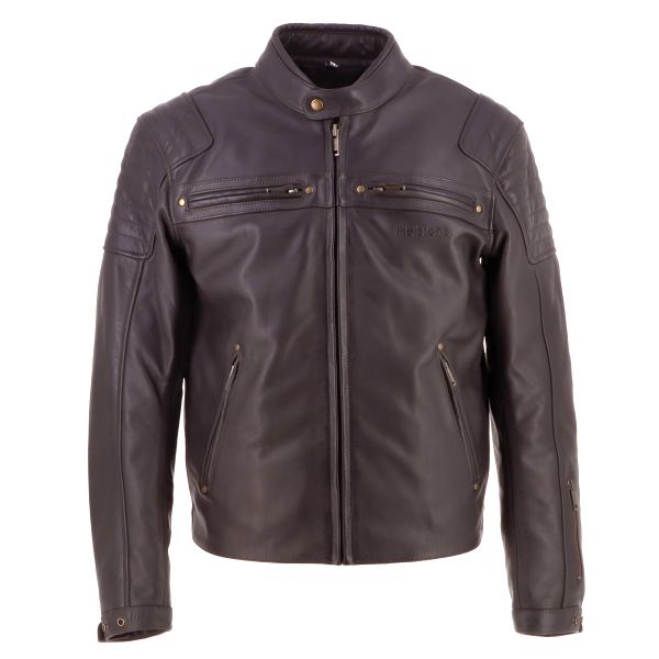 Motorcycle Jackets Helstons Missile Leather Brown
