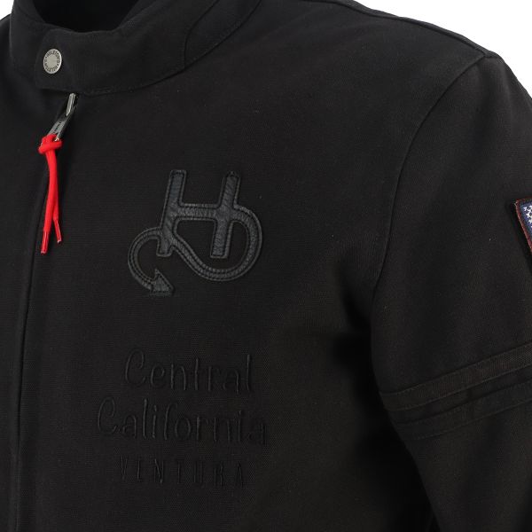 Helstons Nashville Canvas Black