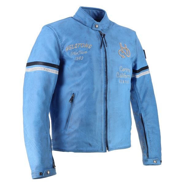 Helstons Nashville Leather Bleu Ciel