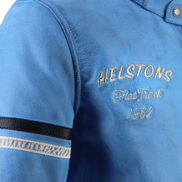 Helstons Nashville Leather Bleu Ciel