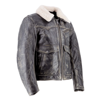Helstons Ontario Leather Dirty Stoned