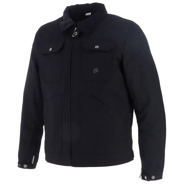 Helstons Oregon Coton Canvas Black