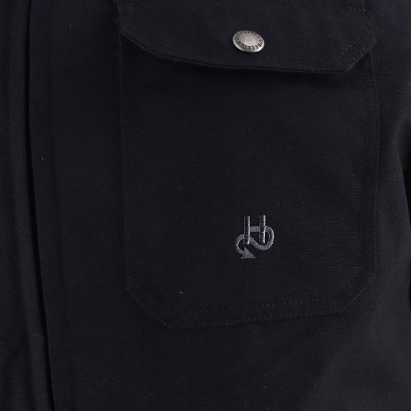 Helstons Oregon Coton Canvas Black