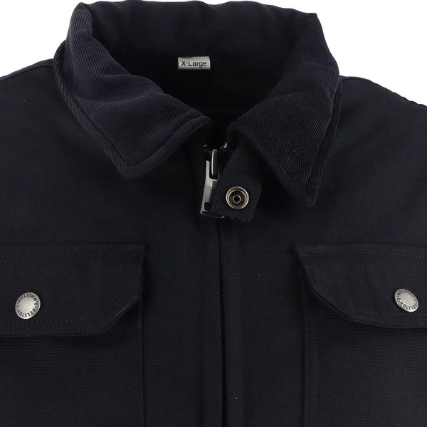 Helstons Oregon Coton Canvas Black