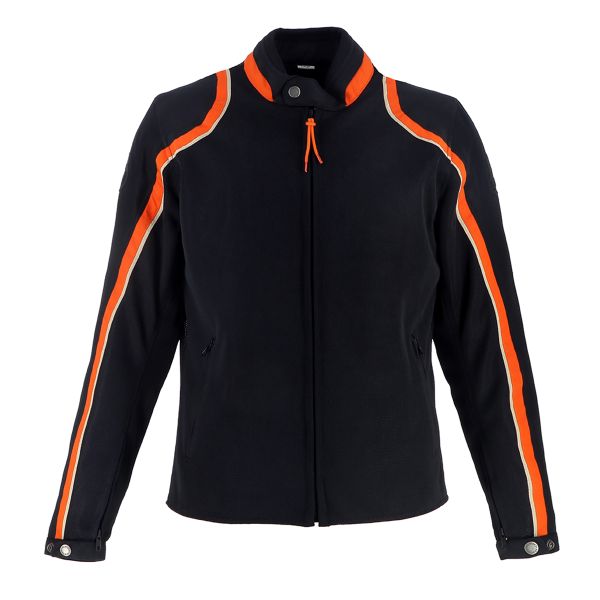 Motorcycle Jackets Helstons Phoenix Air Mesh Black Orange Beige