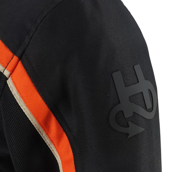 Helstons Phoenix Air Mesh Black Orange Beige