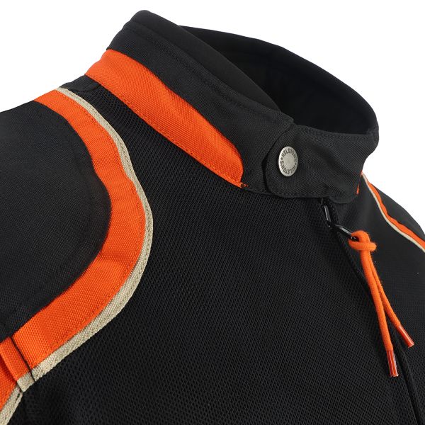 Helstons Phoenix Air Mesh Black Orange Beige