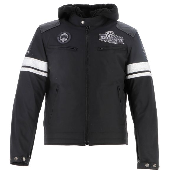 Motorcycle Jackets Helstons Revolte Leather Black Motorcycle Jackets Helstons Revolte Leather Black