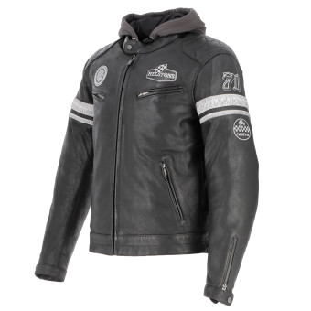 Helstons Riposte Leather Buffalo Black