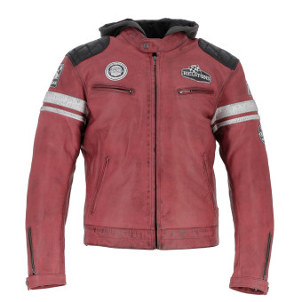 Motorcycle Jackets Helstons Riposte Leather Buffalo Red