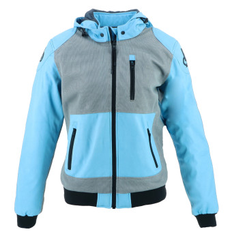 Motorcycle Jackets Helstons Softy Air Lady Mesh Blue Sky Grey Motorcycle Jackets Helstons Softy Air Lady Mesh Blue Sky Grey