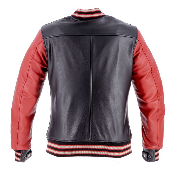 Helstons Student Motul Leather Black Red