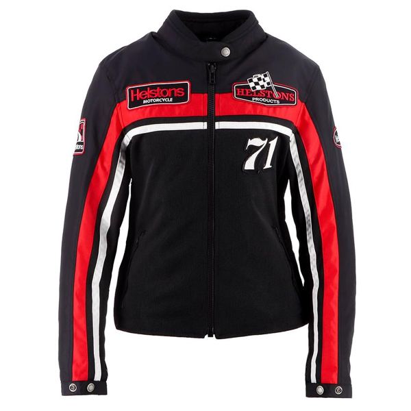 Motorcycle Jackets Helstons Sturgis Air Black White Red Motorcycle Jackets Helstons Sturgis Air Black White Red
