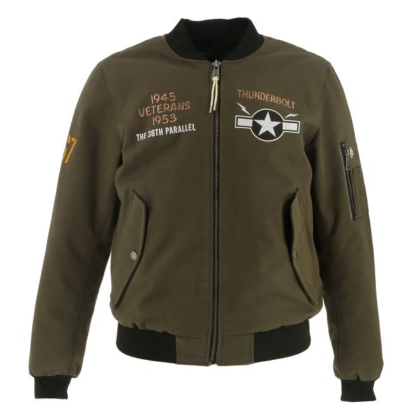 Motorcycle Jackets Helstons Tiger Canvas Khaki