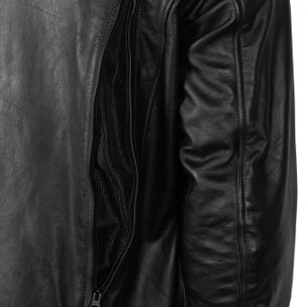 Helstons Vento Air Leather Rag Black