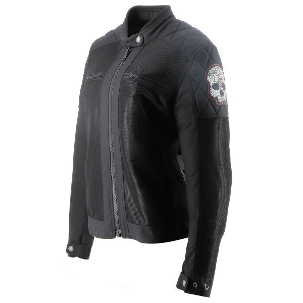 Helstons Widow Air Mesh Black