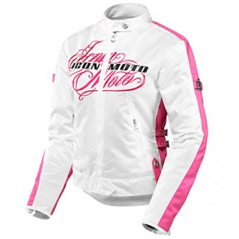 Motorcycle Jackets ICON Hella Street Angel White