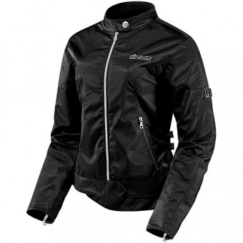 Motorcycle Jackets ICON Hella Textile Black