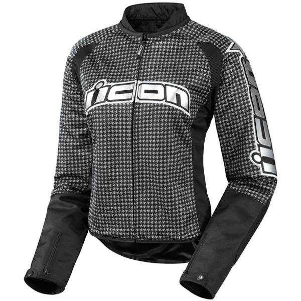 Motorcycle Jackets ICON Hooligan 2 Glam Black