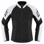 Motorcycle Jackets ICON Mesh AF Woman White