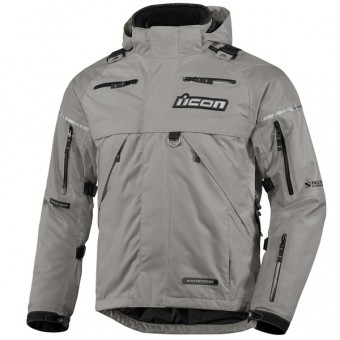 Motorcycle Coats ICON Patrol Grey