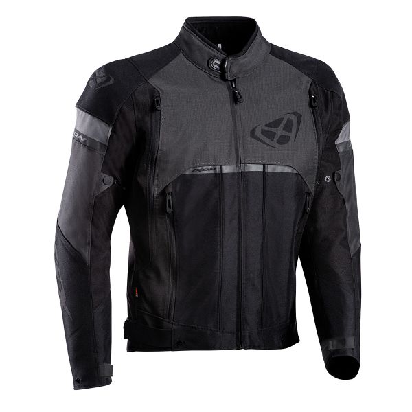Motorcycle Jackets Ixon Allroad Black Grey Motorcycle Jackets Ixon Allroad Black Grey