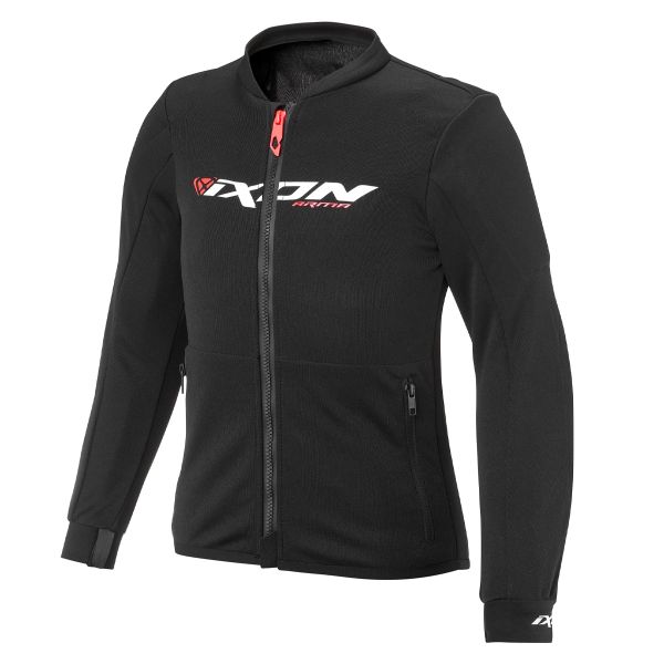 Motorcycle Jackets Ixon Arma Kid Black White Bright Red