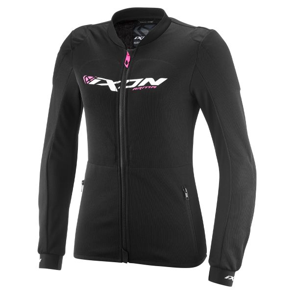 Motorcycle Jackets Ixon Arma Lady Black White Bright Pink
