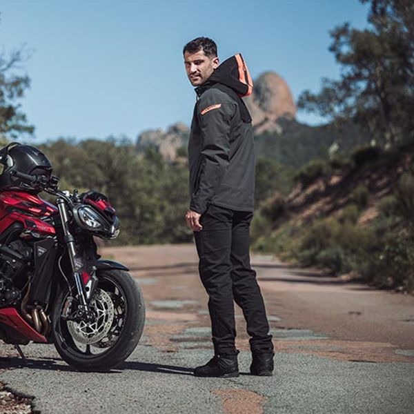 Ixon Burning Anthracite Black Bright Red