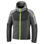 Motorcycle Jackets Ixon Burning Grey Black Bright Yellow