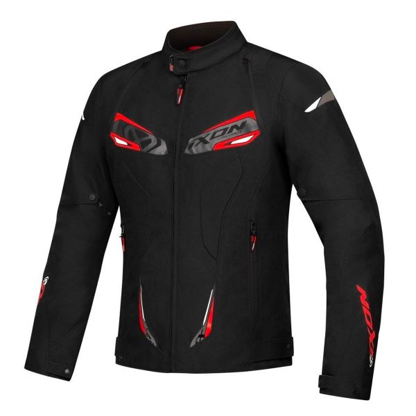 Motorcycle Jackets Ixon Caliber Black White Red