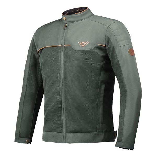 Motorcycle Jackets Ixon Cornet Green Brown Motorcycle Jackets Ixon Cornet Green Brown