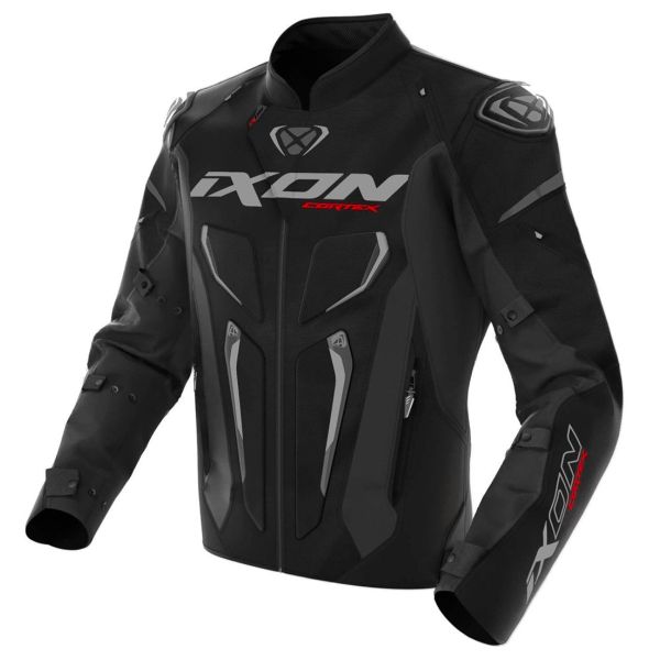 Motorcycle Jackets Ixon Cortex Black Grey Motorcycle Jackets Ixon Cortex Black Grey