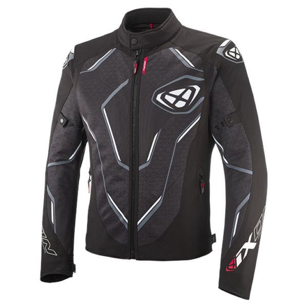 Motorcycle Jackets Ixon Demoniak Black White Motorcycle Jackets Ixon Demoniak Black White