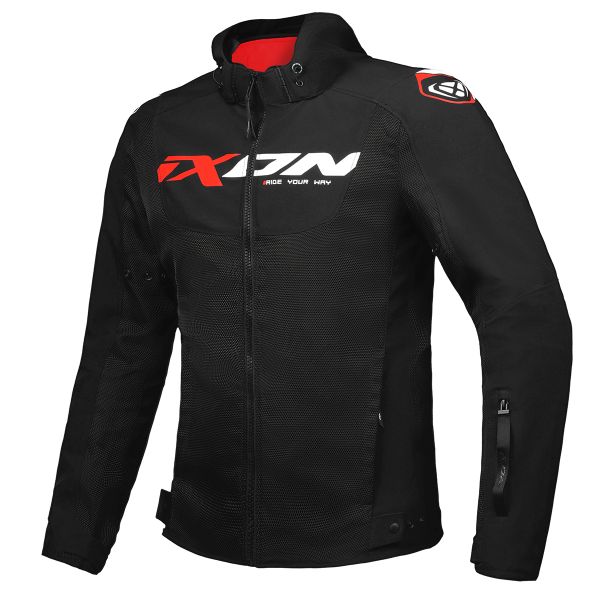 Motorcycle Jackets Ixon Fierce Black White Red Motorcycle Jackets Ixon Fierce Black White Red