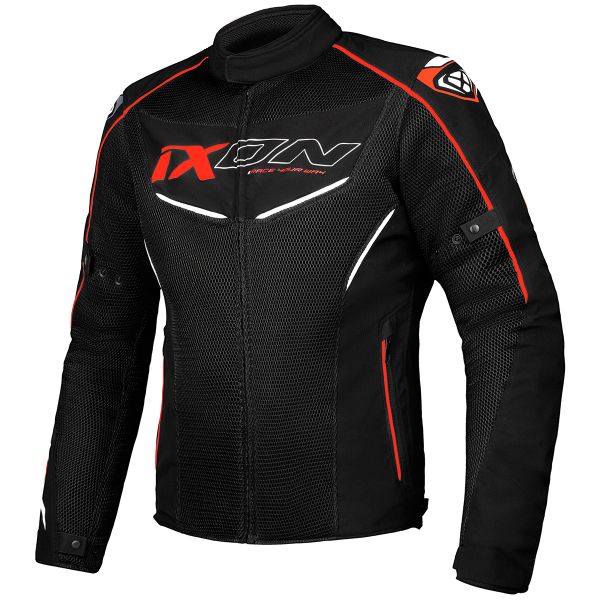 Motorcycle Jackets Ixon Flicker Black White Red Motorcycle Jackets Ixon Flicker Black White Red