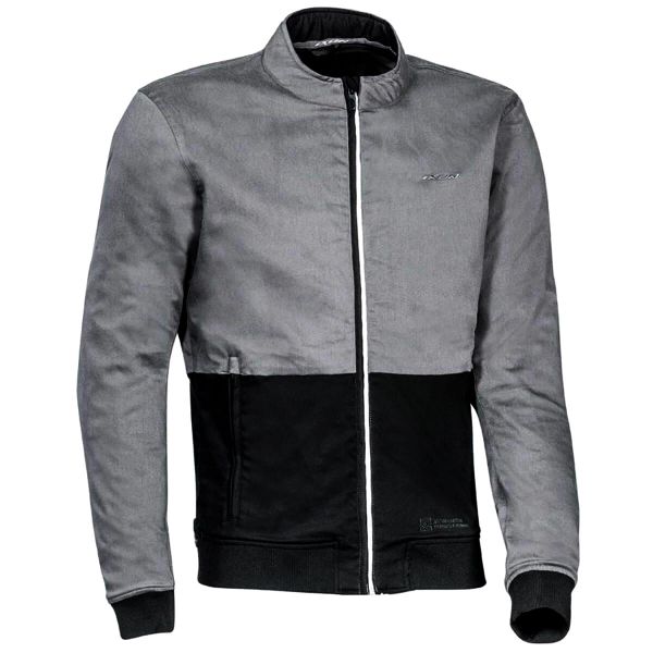 Motorcycle Jackets Ixon Fulham Grey Black Motorcycle Jackets Ixon Fulham Grey Black