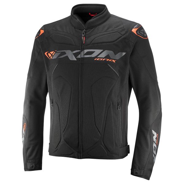 Motorcycle Jackets Ixon Ionix Black Anthracite Orange