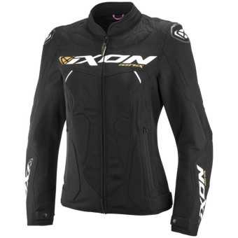 Motorcycle Jackets Ixon Ionix Lady Black White Motorcycle Jackets Ixon Ionix Lady Black White