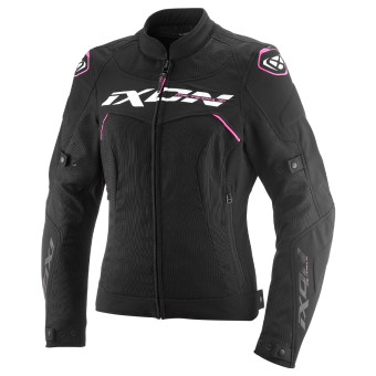 Motorcycle Jackets Ixon Meteor 31 Lady Black White Pink