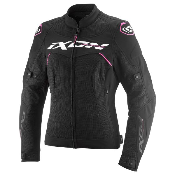 Motorcycle Jackets Ixon Meteor 31 Lady Black White Pink