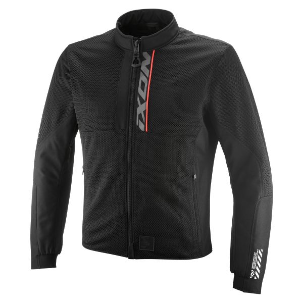 Motorcycle Jackets Ixon Ostro Black Bright Red