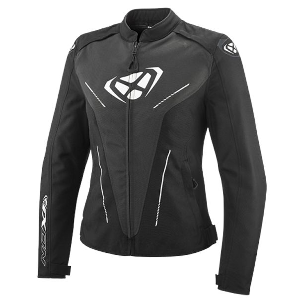 Motorcycle Jackets Ixon Prodigy Lady Black Anthracite White Motorcycle Jackets Ixon Prodigy Lady Black Anthracite White