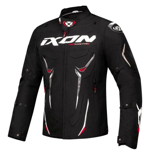 Motorcycle Jackets Ixon Roadstar Black White Red