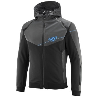 Motorcycle Jackets Ixon Section Black Anthracite Blue