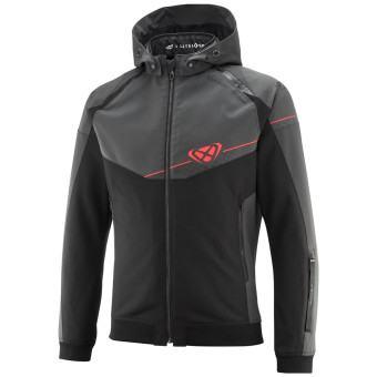 Motorcycle Jackets Ixon Section Black Anthracite Red